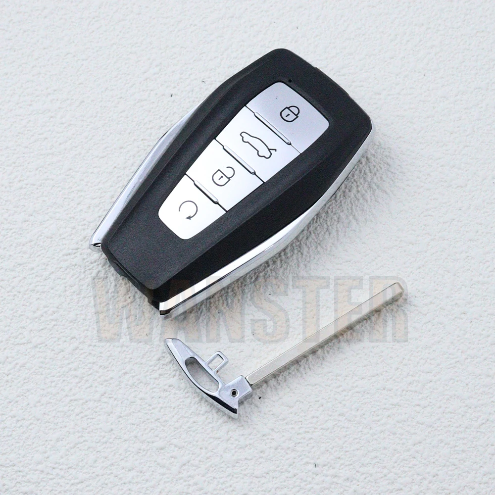 Replacement Original Car Key Fob Case Shell for Geely Coolray X6 Geometry C Emgrand Global Kulrey Hawk GX7 Okavango 4 Bottons