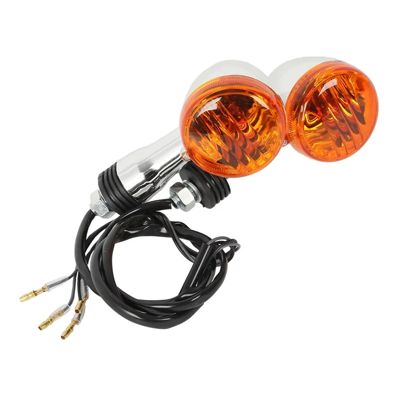 Amber Universal Motorcycle 10Mm Turn Signal Light For Honda Kawasaki Cruiser Boulevard M109R VRZ1800