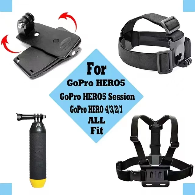 Fhx-35k For GoPro 360-degree panoramic camera action camera accessories set 16-in-1 combination set