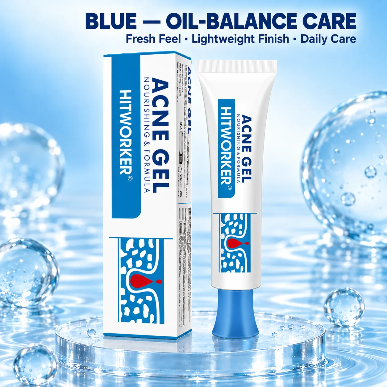 Salicylic Acid Acne Removal Cream Anti-Acne Repair Redness Pimple Spots Deep Cleaning Pore Oil Control Moisturizing Skin Care image 6