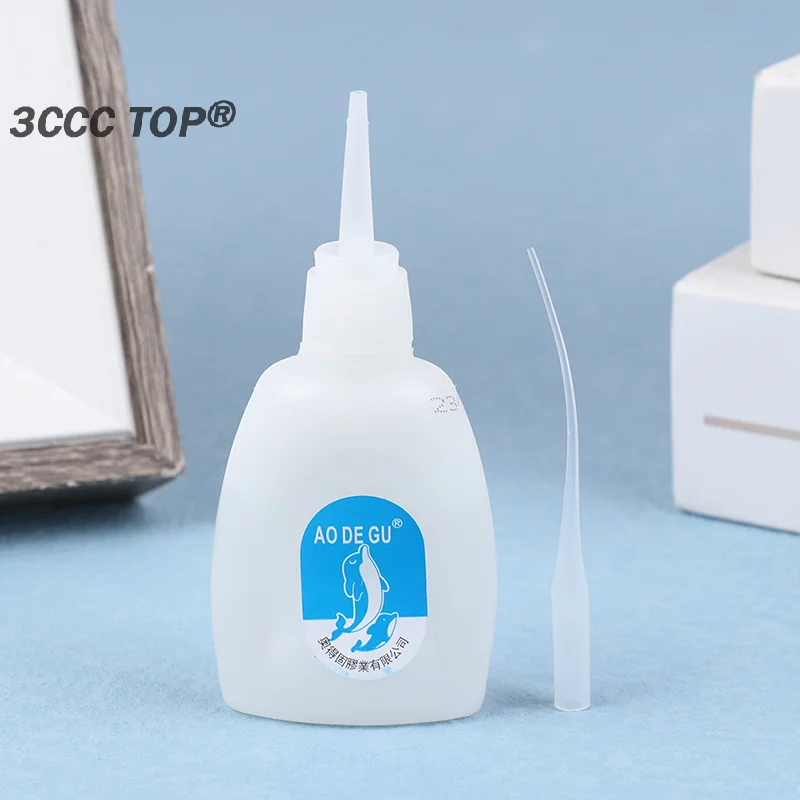 30g 502 Glue Instant Quick Dry Cyanoacrylate Strong Adhesive Quick Bond Leather Rubber Metal Office Supplies Fast Glue