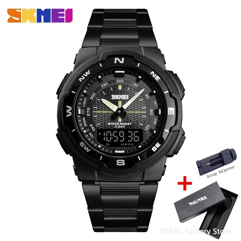 Men's Digital Countdown Sports Watch, Waterproof