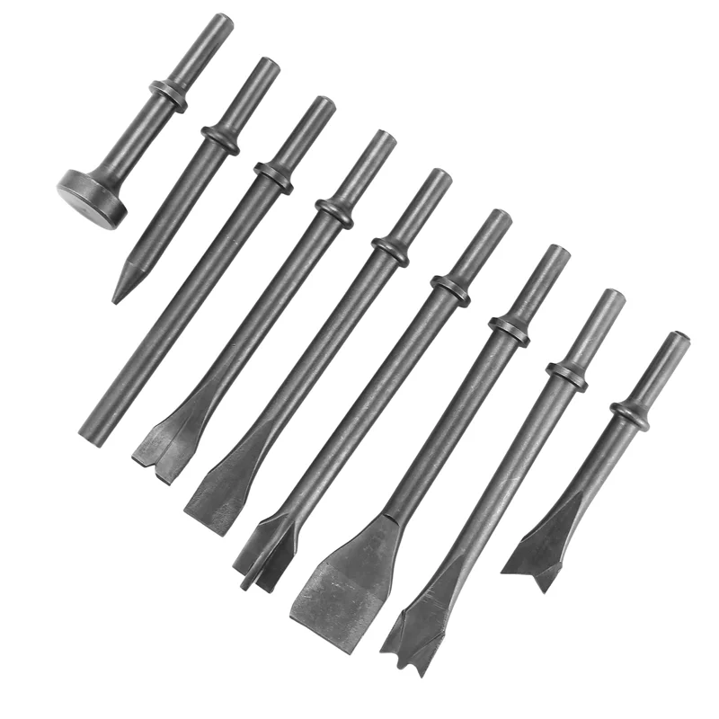 

ABUP-Pneumatic Chisel Air Hammer Sander Bit Set 9 Piece Set