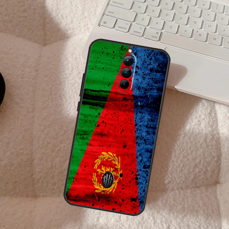 Eritrea Flag Case For ZTE Nubia Red Magic 6 7 Pro 5G 5S 6R 6S 7S 8S Pro Plus Redmagic 8 Pro Plus Cover