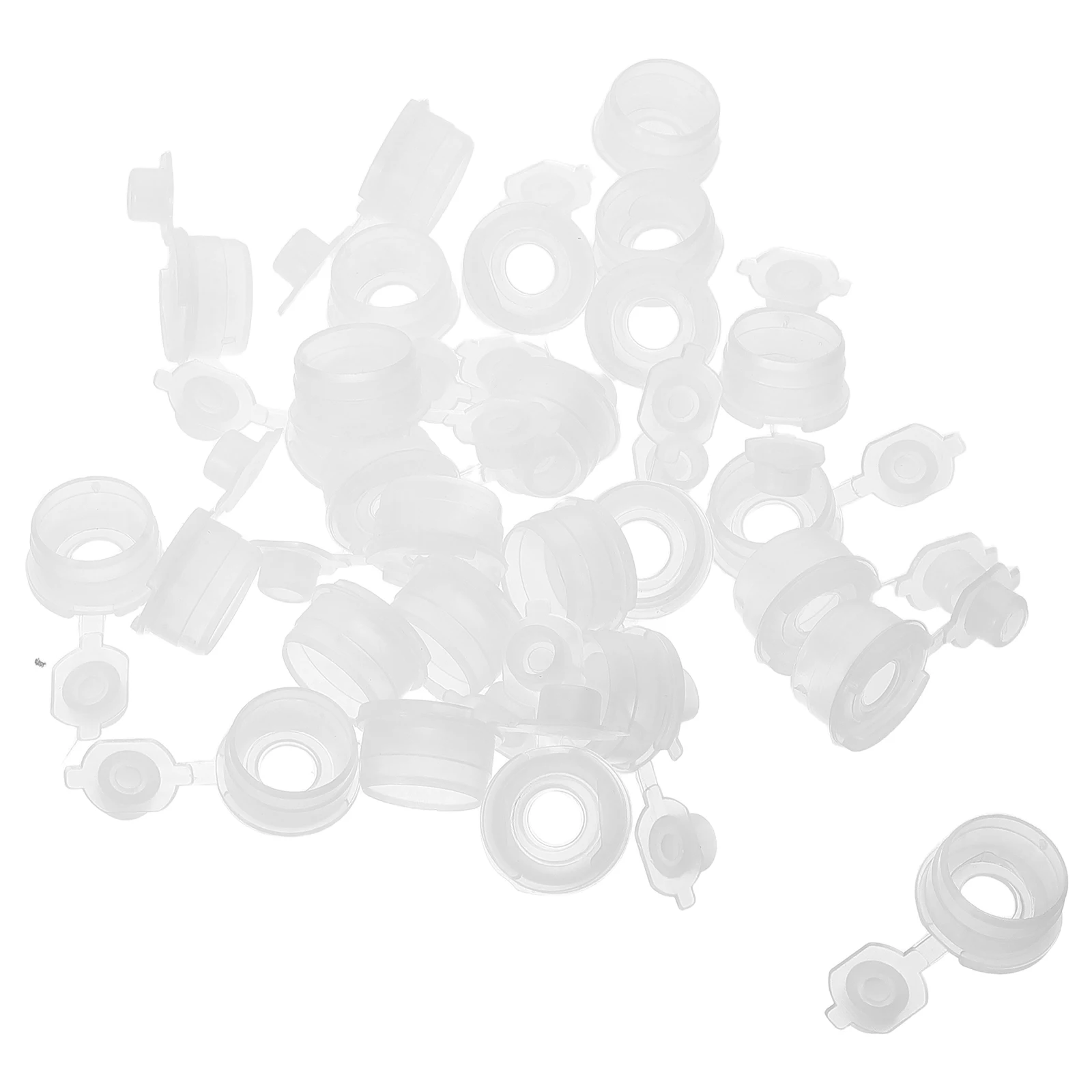 

50pcs Sealed Plastic Plug Bottle Caps Enhanced Seal Leakproof Storage Sealing Stopper Cap Glass Bottle Closure Kitchen Bar