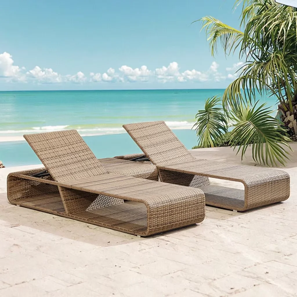 modern beach bamboo garden furniture pool chairs sun lounger aluminium swimming canopy outdoor bean bag grey sun lounger