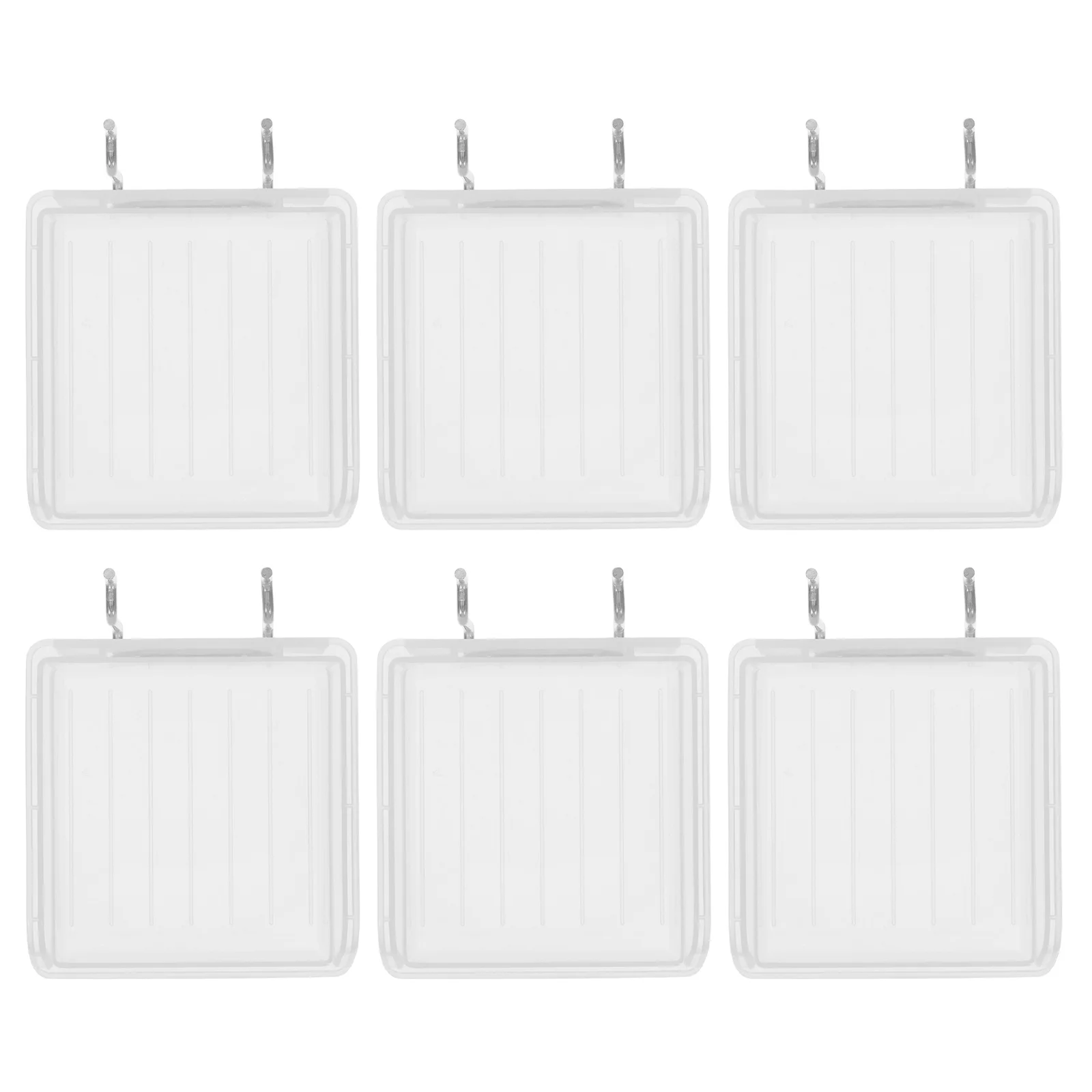 6 قطع من ملحقات Pegboard، صناديق تخزين الأدوات متعددة الاستخدامات، خطافات سهلة التركيب، حاويات تنظيم موفرة للمساحة