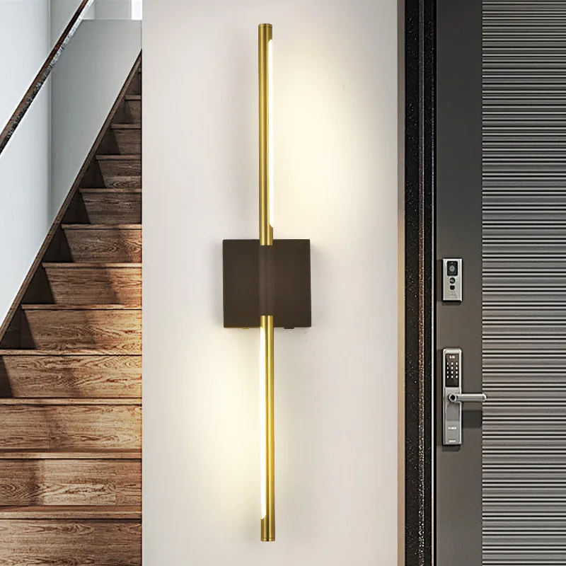 Cross-border new charging wall light LED stepless dimming reading light with remote control background wall living room light
