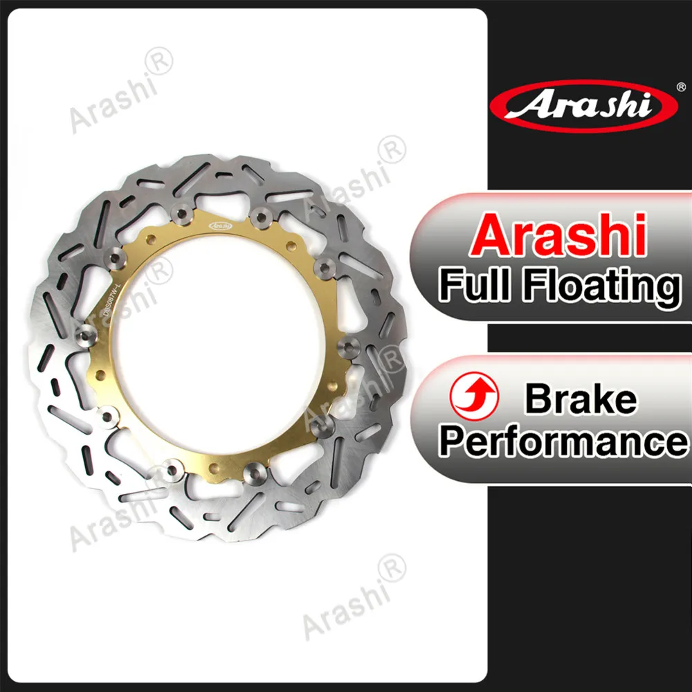 Arashi 1PCS Motorcycle CNC Floating Front Brake Disk Disc Rotor For BMW F800GT ABS/F800R F800S F800ST F850R/R850 RT Integral ABS