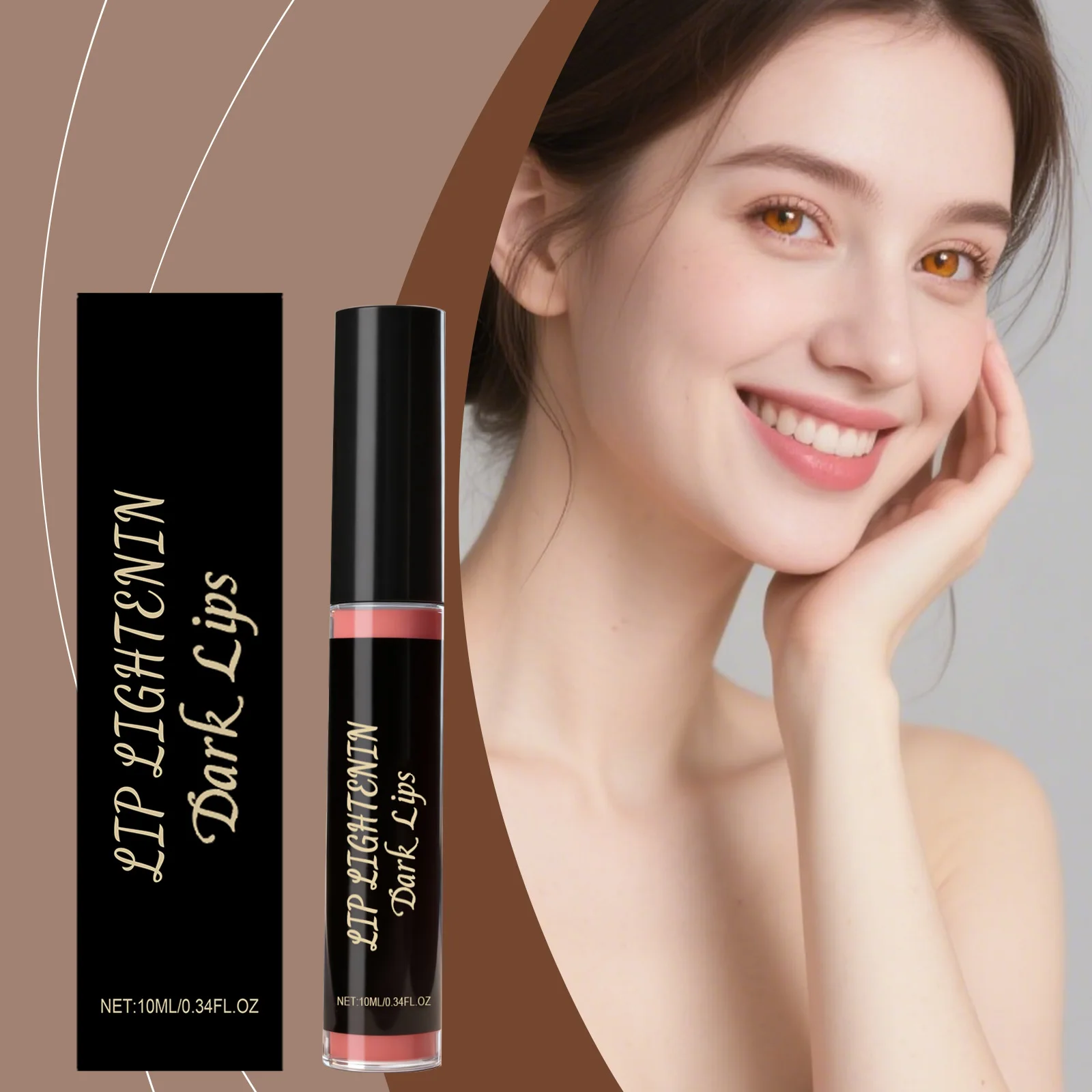 زيت الشفاه المرطب الوردي المضاد للتشققات يحسن الخطوط الجافة يرطب وينعم الشفاه يضيف اللمعان زيت الشفاه القفل الملون يدوم طويلاً