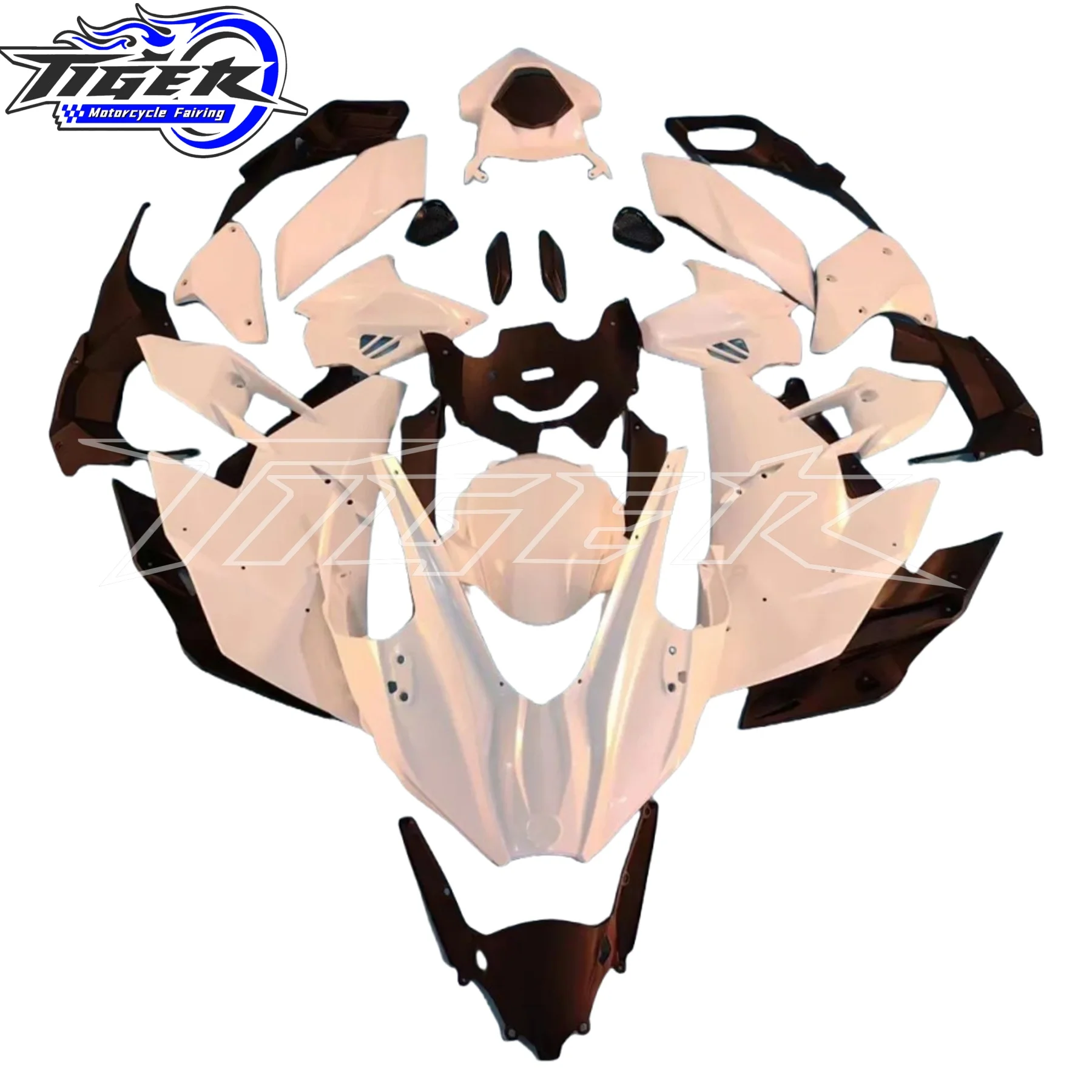 Motorcycle Full Fairing Carbon Painted Look kits For Kawasaki Ninja H2 H2R H2C 2015 - 2022 year Full Body Fairing