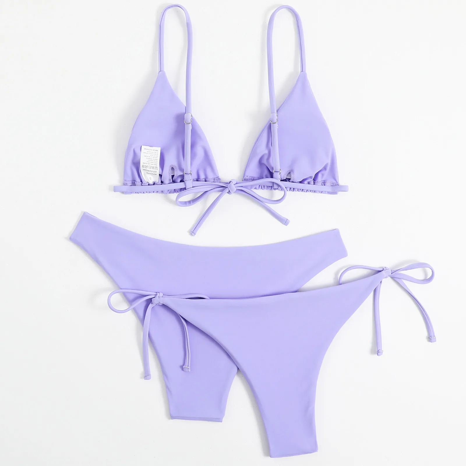 Damskie zestawy bikini sznurowane stringi strój kąpielowy mikro dwuczęściowy strój kąpielowy Monokini damskie Biquini damskie kostiumy kąpielowe