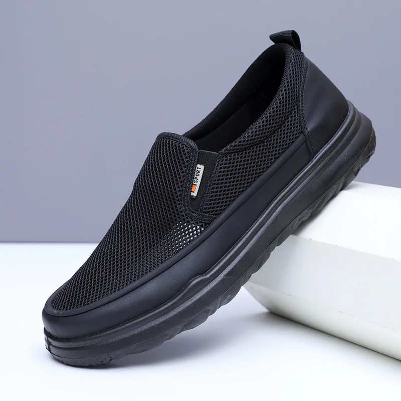 

Мужские кроссовки в сетку, дышащая сетчатая обувь, лето 2026, удобная спортивная обувь высокого качества, мягкая обувь для мужчин, большие размеры