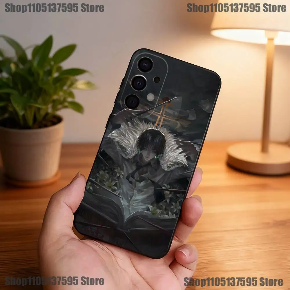 Чехол для телефона C-Chrollo L-Lucilfer для Samsung S25, S24, S21, S22, S23, S30, Ultra, S20, Plus, Fe, Lite, 5G, черный чехол