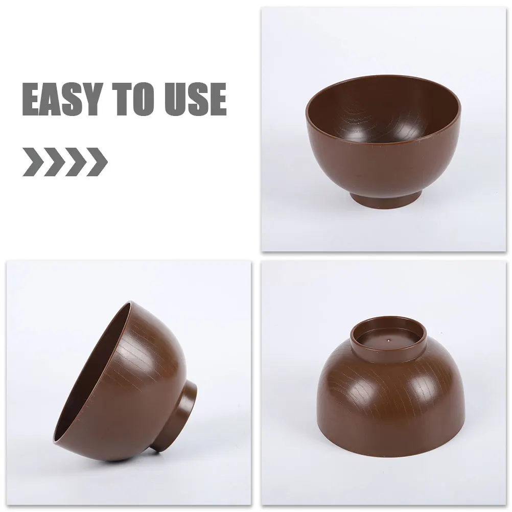 

Soup Miso Small Rice Noodle Reusable Unbreakable Lightweight Thickened Food Serving Bowl For Kitchen Home Ramen Japanese Style