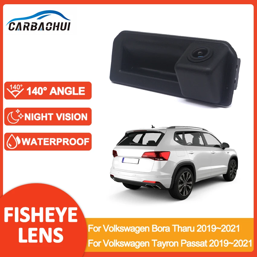 

HD 1080P 140 Wide Viewing Angle Trunk Handle Camera For Volkswagen Bora Tharu 2019~2021 For Volkswagen Tayron Passat 2019~2021