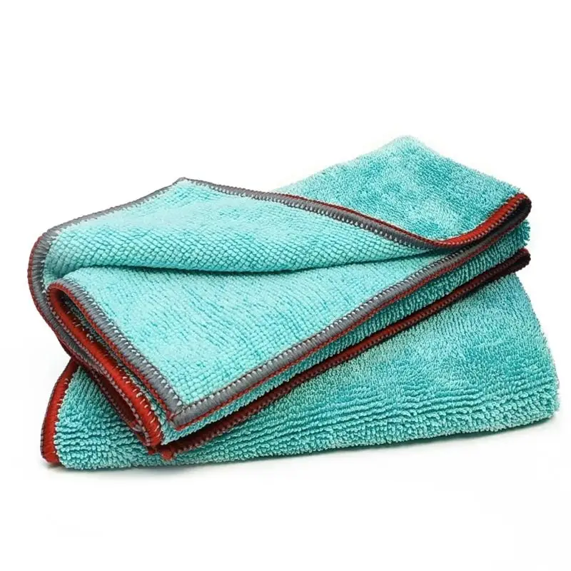 

31BC 40x40cm 500GSM Бархатное полотенце из микрофибры для автомойки, мягкое, меньше царапает поверхности