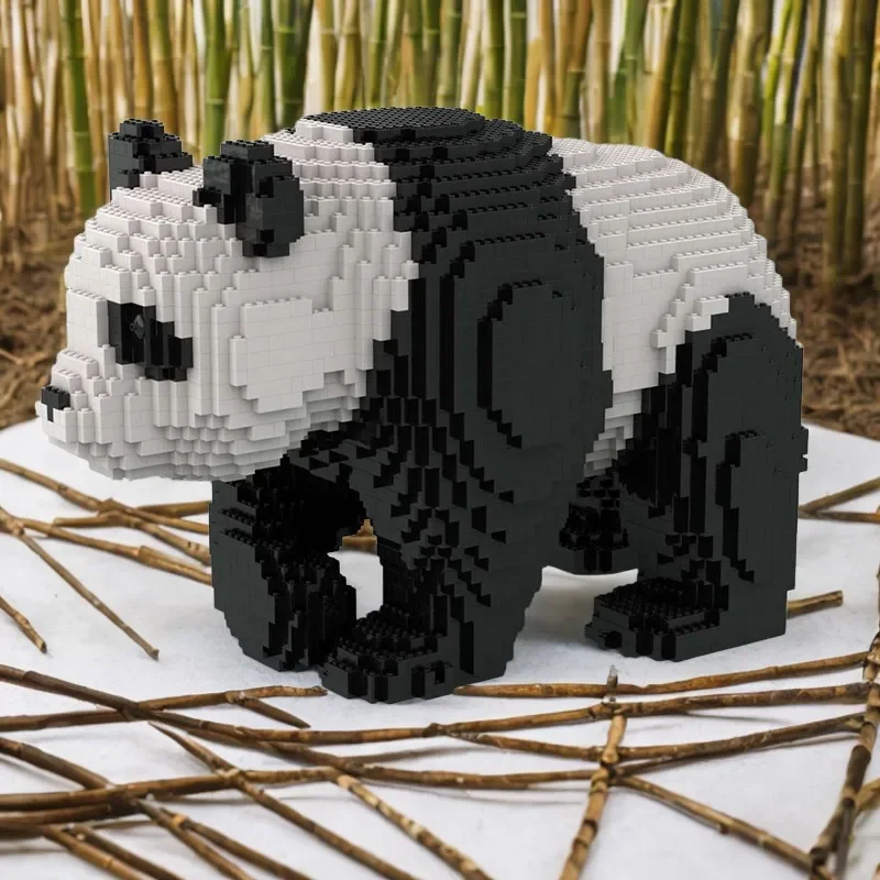 

5106PCS MOC Walking Panda Building Blocks Set, Limited Edition Model, Creative DIY, Collector's Cute Pet!