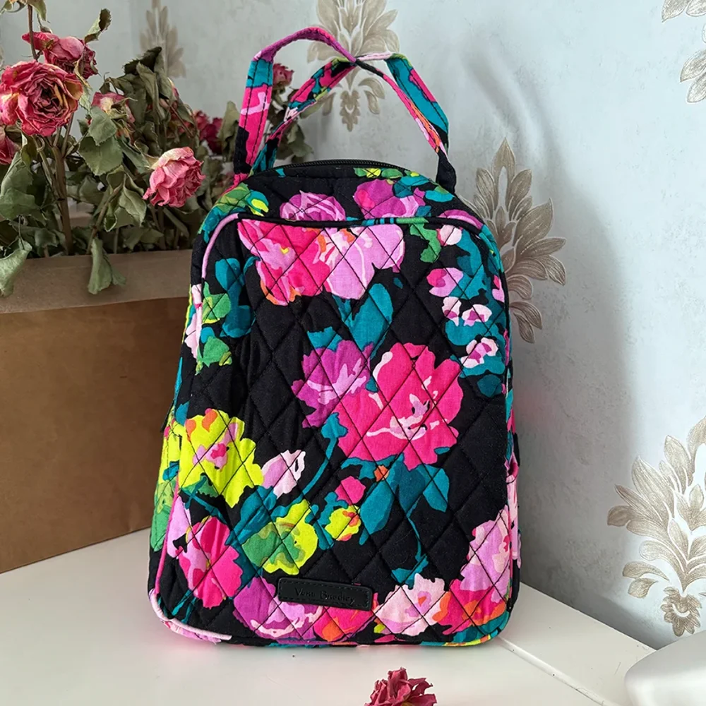 VB new color floral lunch bag with waterproof travel picnic bag and handbag inside