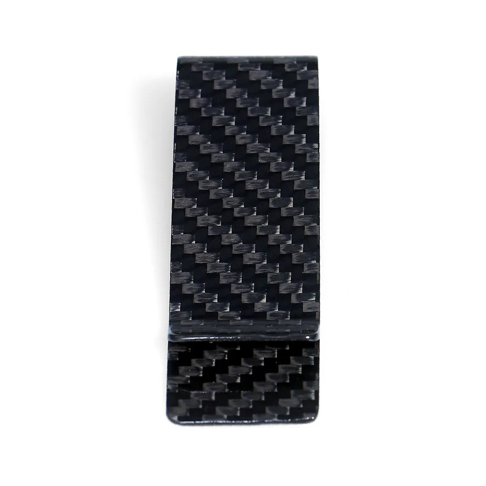 Anti-deformation Carbon Fiber Card Holder Slim Ultra Lightweight Money Clip Mini Hard-shell Cash Clip Daily Carry