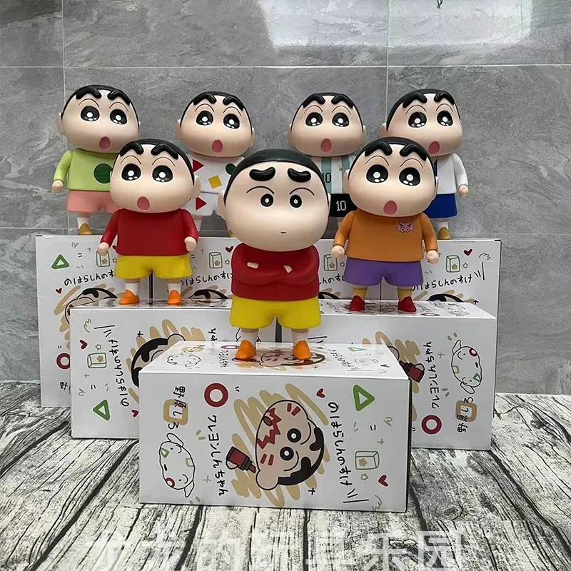 

Аниме-фигурки Crayon Shin-Chan 23 см, нохара шинсукэ, цветная коробка, модные украшения, кукла из ПВХ, коллекционные игрушки, подарки