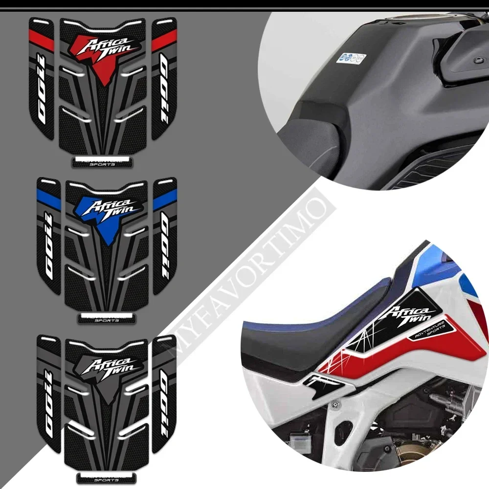 

CRF1100 CRF 1100 L For Honda Adventure ADV Visor Set Stickers Decal Kit 2019 2020 2021 Tank Pad Africa Twin Protection