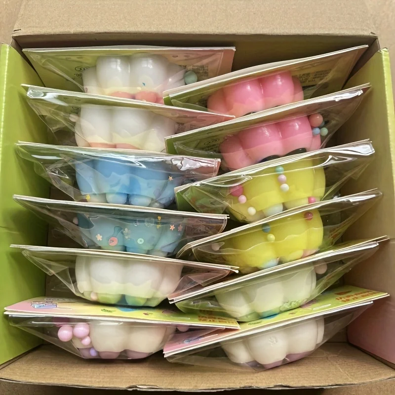 Garras de gato blandas para niños, juguete para apretar, pellizco suave, alivio del estrés, con cuentas decorativas, regalos de Navidad y Halloween, 1 ud.