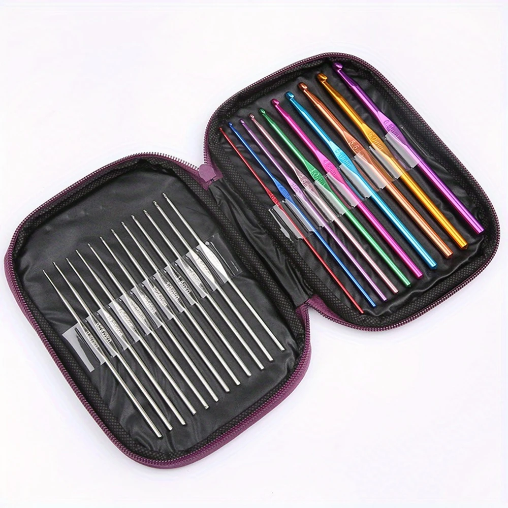 22Pcs Crochet Hooks DIY Sweater and Slipper Knitting Needles Home Handmade Craft Knitting Tools Crochet Hooks
