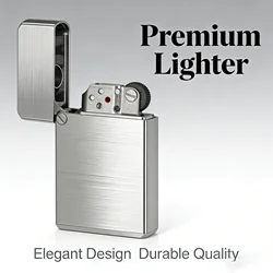 CNC High-End Rare Fuel Lighter Stainless Steel Precision Made Kerosenes Lighter Gift Long Endurance Gift Box Packaging