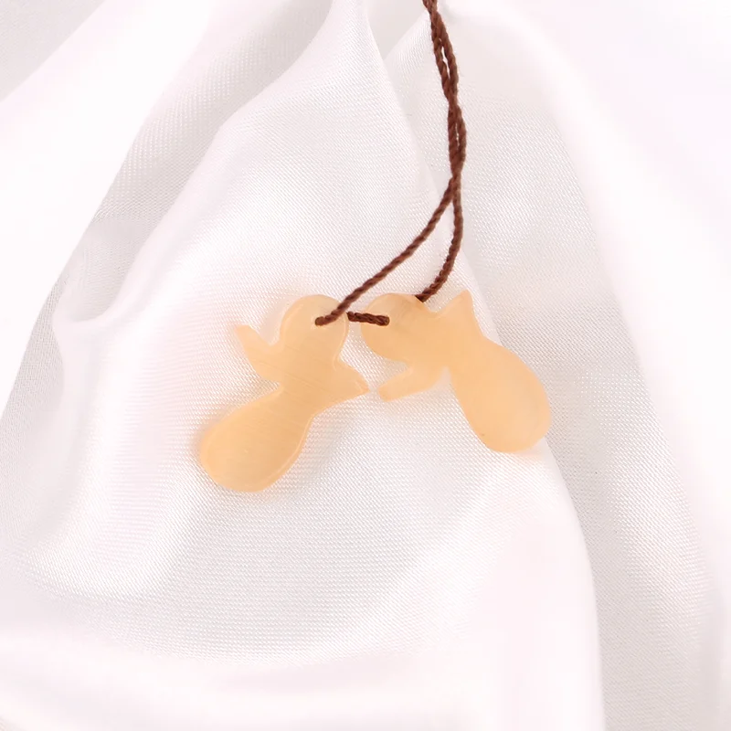 B&F Cymophane Earring Beads for Jewelry Making, Handmade Natural stones beads, Polished Stones for jewelry Making Supplies