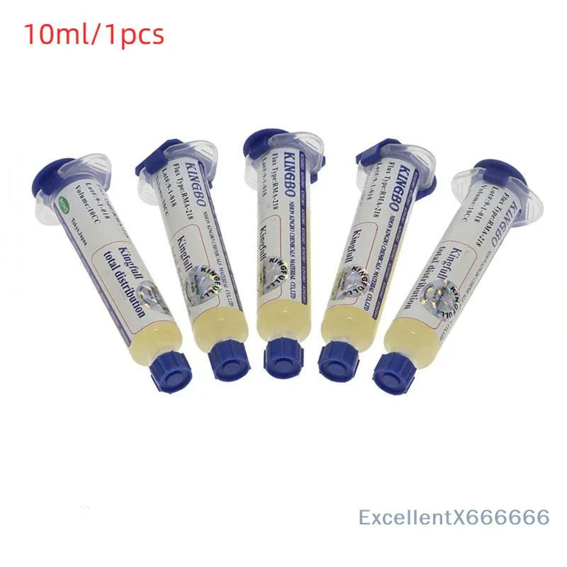 RMA-218 No-Clean Lead-Free Soldering Flux Paste 10cc 1Pcs Solder Paste for Drone Circuit Maintenance