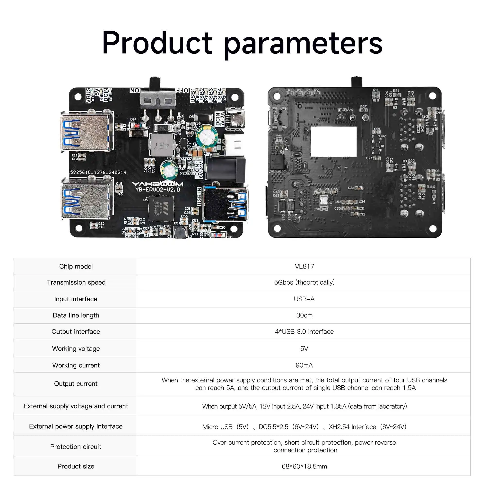 Imagem -03 - Placa de Expansão Usb 3.0 para Jetson Nano Raspberry pi 4b Faça Você Mesmo Robot Car Kit Onboard Power Driver- para 924v