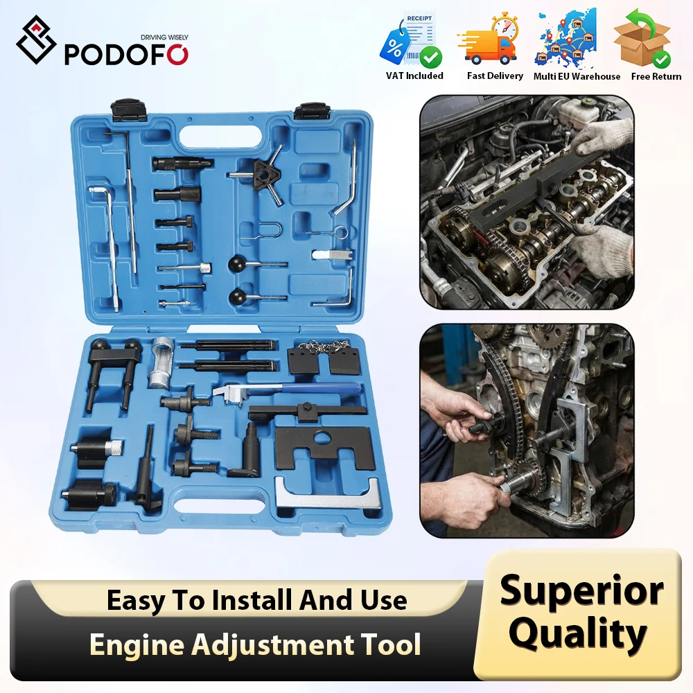 Podofo Engine Camshafts Tool Timing Belt Tool Locking Tool Repair Tool Kit