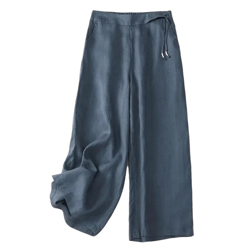 

New Retro Style Wide Leg Pants High Waist Loose Cotton Linen Pants Straight Leg Summer Loose Pants Spring Season