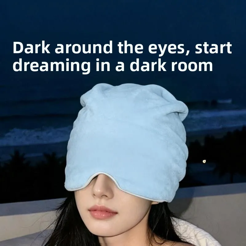 Deep Sleep Hat Eye Mask Blocking Light Nap Aid Special Windproof Head Protection Mommy Air Conditioner Female Postpartum Warmth