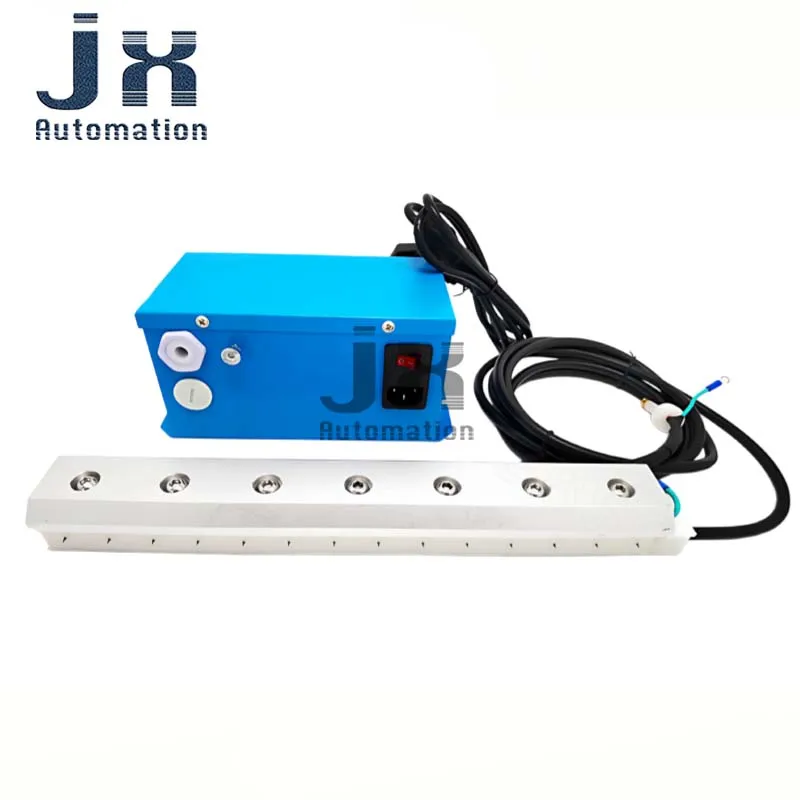 100-500mm Anti Static Ion Air Knife With High Voltage Power Supply For Printing Film Anti Static Dust Blowing