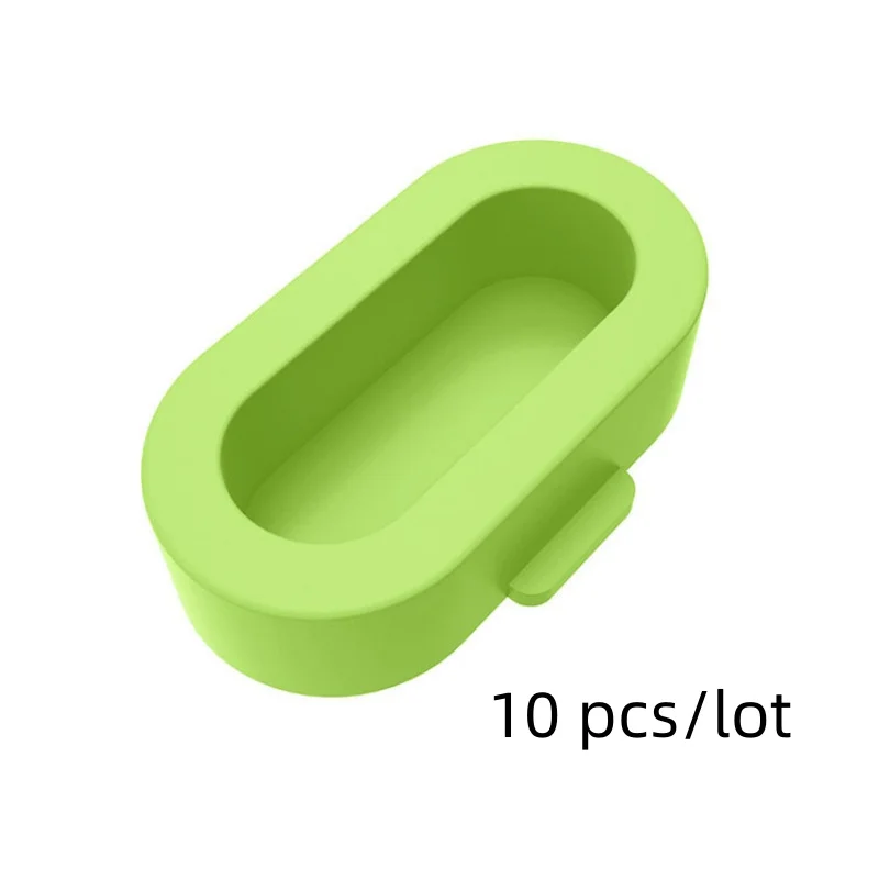 10 ピース/ロットシリコン防塵プラグ充電ポートプロテクターキャップガーミンフェニックス 7 5 6 フォアランナー 965 955 265 255 時計アクセサリー
