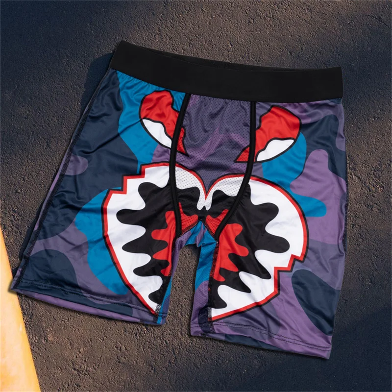 

5Pcs Fashion Print Men Underwear Boxer Men's Panties Lingerie Men Underpants Boxers Trunks Plus Size XL-5XL Men's Boxer Briefs