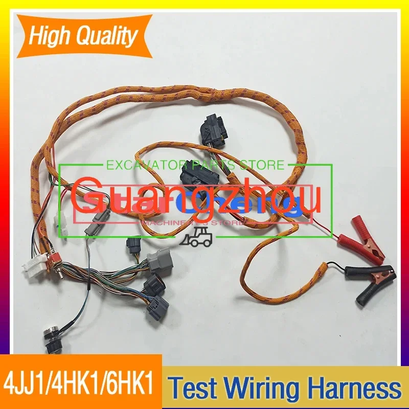 for Isuzu Engine 4JJ1 4HK1 6HK1 Diagnostic Test Cable 4JJ1 4HK1 6HK1 Comprehensive Test Wiring Harness Higher Quality Excavator