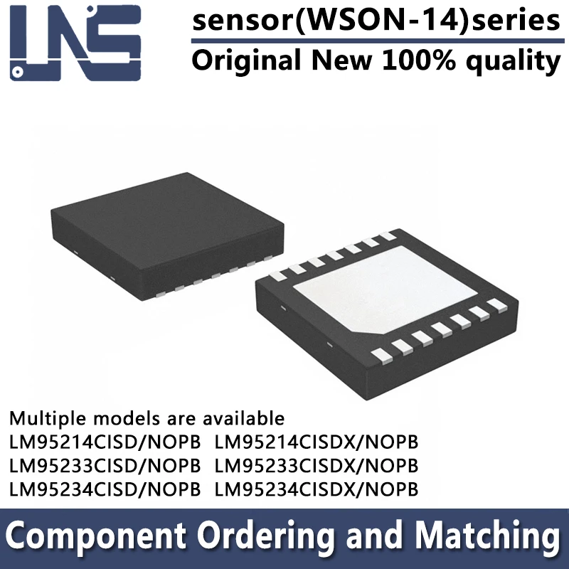 1PCS LM95214CISD/NOPB LM95233CISD/NOPB LM95234CISD/NOPB LM95214CISDX/NOPB LM95233CISDX/NOPB LM95234CISDX/NOPB WSON-14 4x4 SENSOR