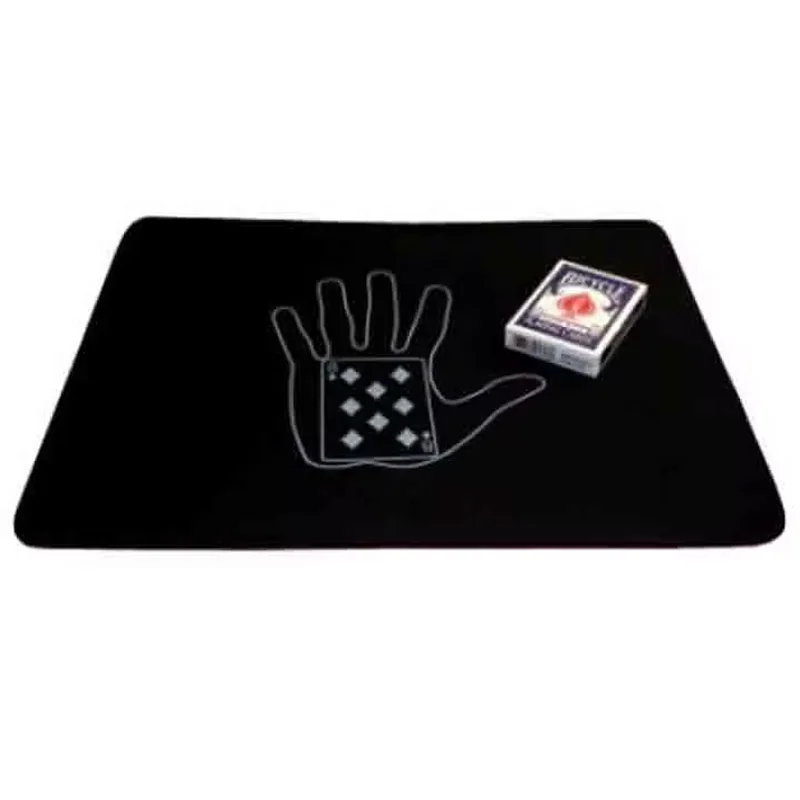 Prediction Double-Faced Card Mat (39*30*0.3cm,Diamond 8) Professional Card Mat Magic Tricks Accessory Gimmick Magia Toys