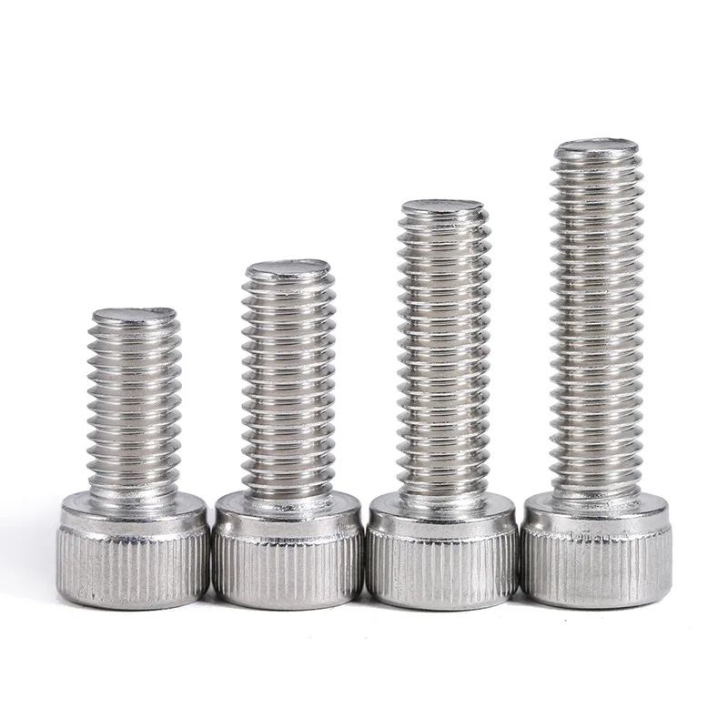 10/50PCS  M2 M2.5 M3 M4 M5 M6 M8 304 A2-70 Stainless Steel DIN912 Hexagon Hex Socket Cap Allen Head Bolt Screw Length 3-50mm