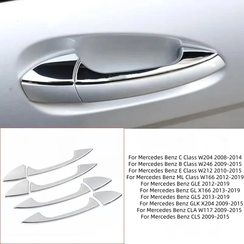 ABS Kunststoff Auto Türgriff Abdeckung Trim Für Mercedes Benz C E B GLK GLE ML Klasse CLA CLS W204 X204 W212 W246 W166 W117