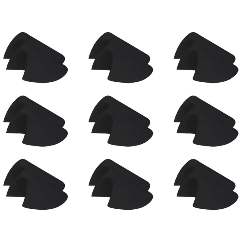 6Pairs Removable Sponge Shoulder Pad Clothing Set-in Shoulder Pad No Sew Required for Women Men Suits Jackets Coats
