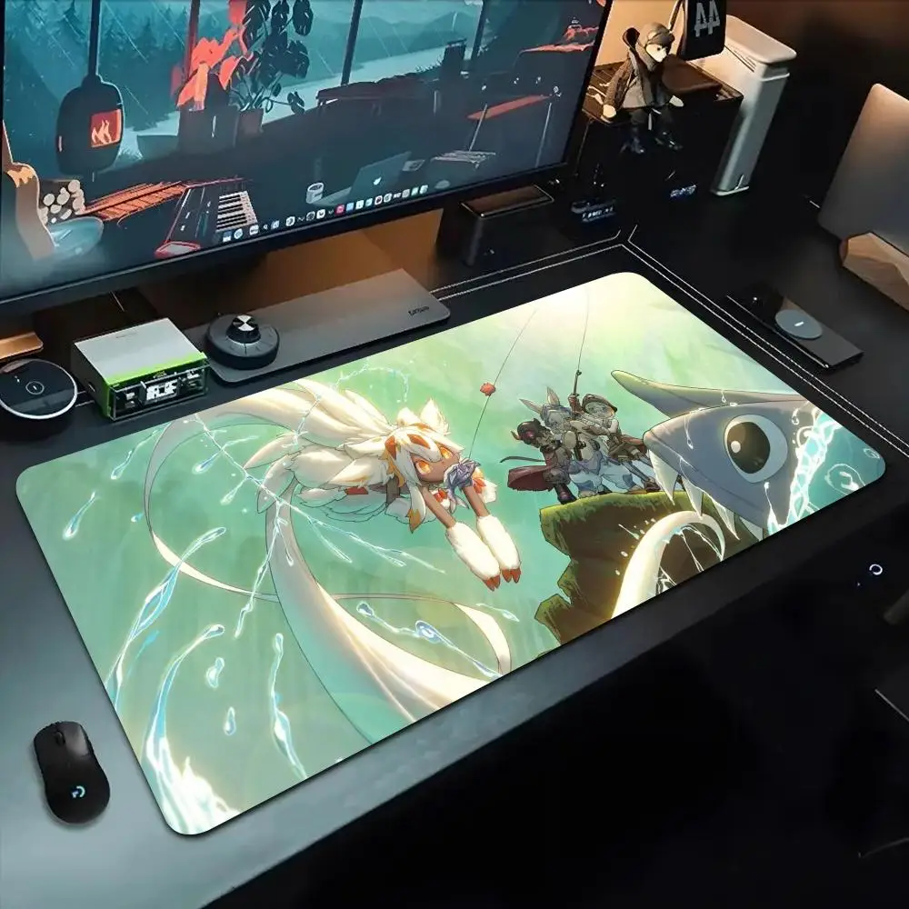 

anime riko nanachi Mouse Pad 500X1000 mm Large Gaming Mousepad Gamer XL Rubber Otaku Keyboard Pad Laptop Desk Mat