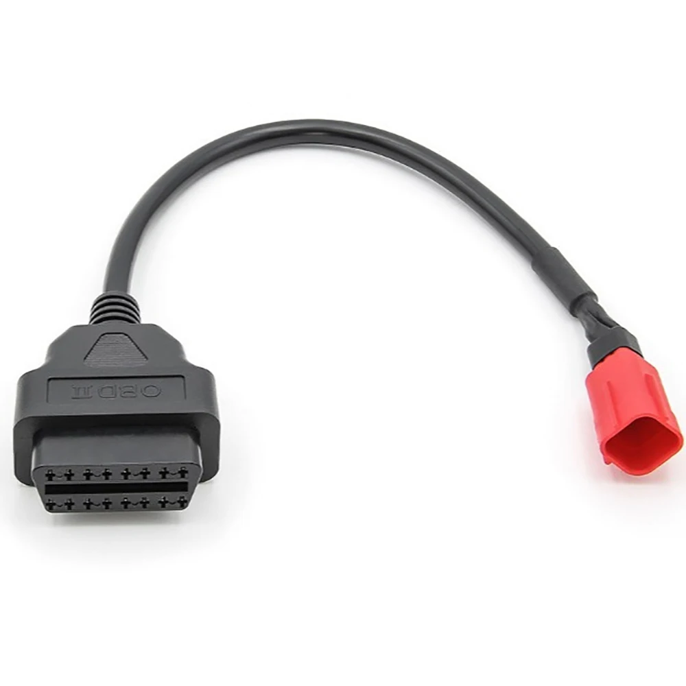 

Для Honda/Yamaha 6-контактный мотоциклетный кабель OBD2 6-контактный адаптер OBDII 16-контактный разъем диагностический кабель OBD 2 удлинительный кабель