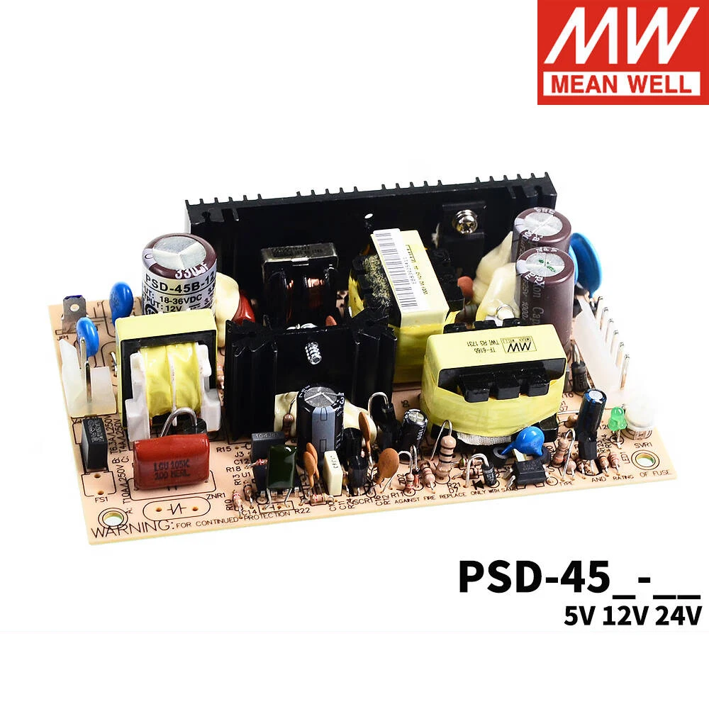 

PSD-45B-12 I/P 18~36VDC O/P 12V/3.75A Taiwan meanewll DC-DC Single Output Switching Power Brand New Original Authentic