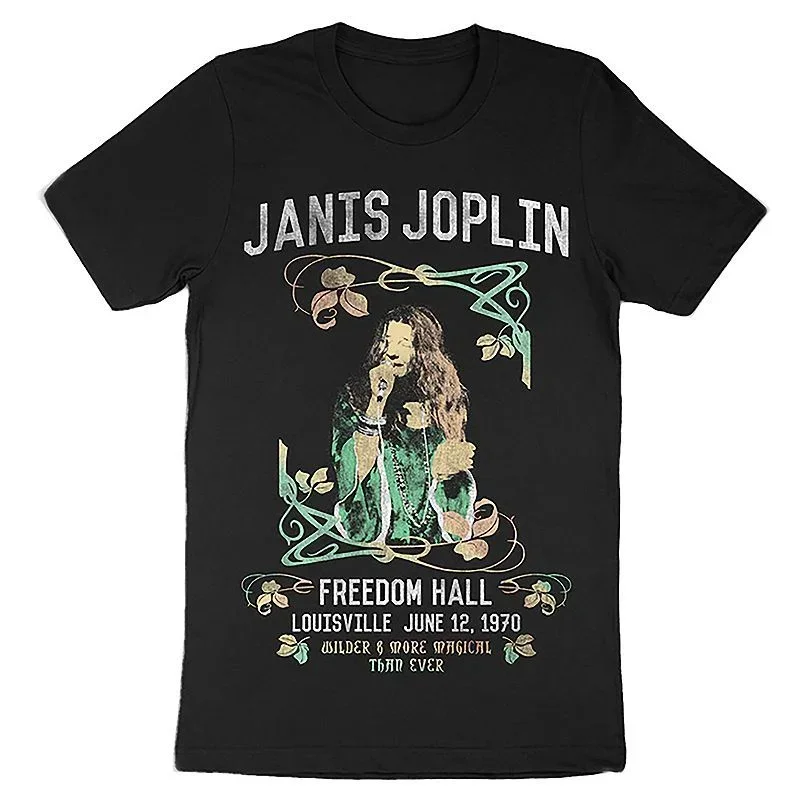 Janis Joplin Poster Tee T-shirt Tee Unisex Men Women Full Size S to 5XL