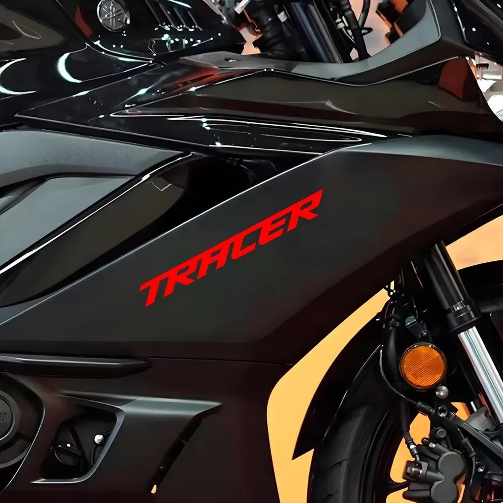 Unique "TRACER" Logo Sticker Pair, Suitable for Backpacks, Tablet Cases, Highlighting a Distinctive Speed Style