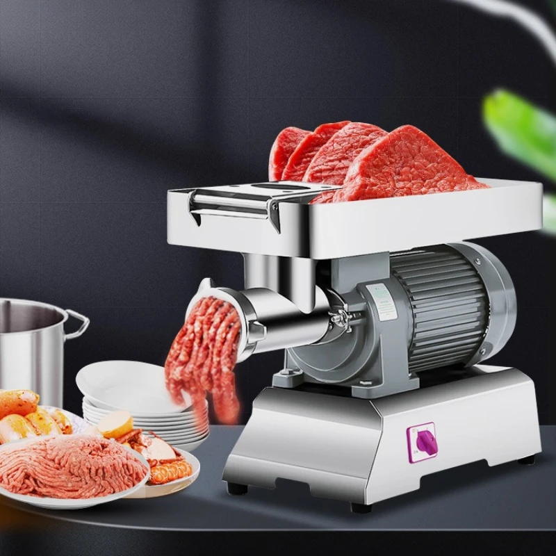 

Commercial electric stainless steel high-power large minced meat stuffing and meat enema machine